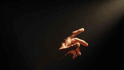 hand in the light